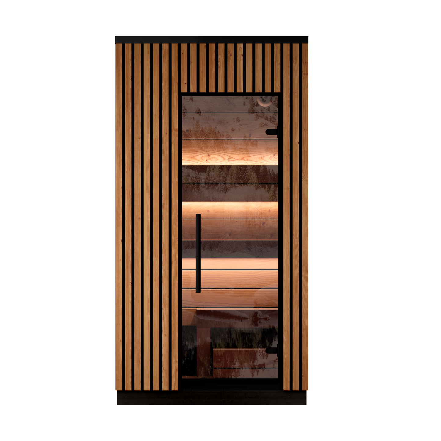 Leil® Viva 120 Outdoor Sauna Kit (1-person)