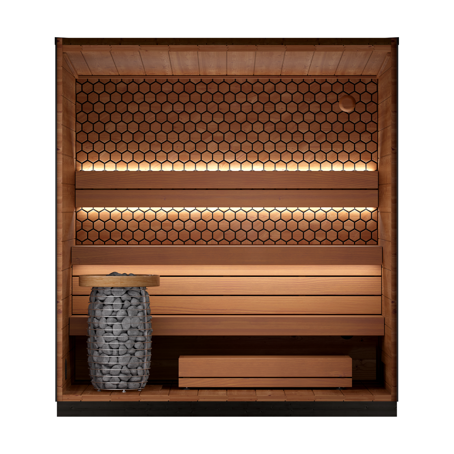 Leil® Viva 210 Outdoor Sauna Kit (3 person)