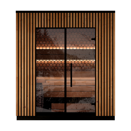 Leil® Viva 210 Outdoor Sauna Kit (3 person)