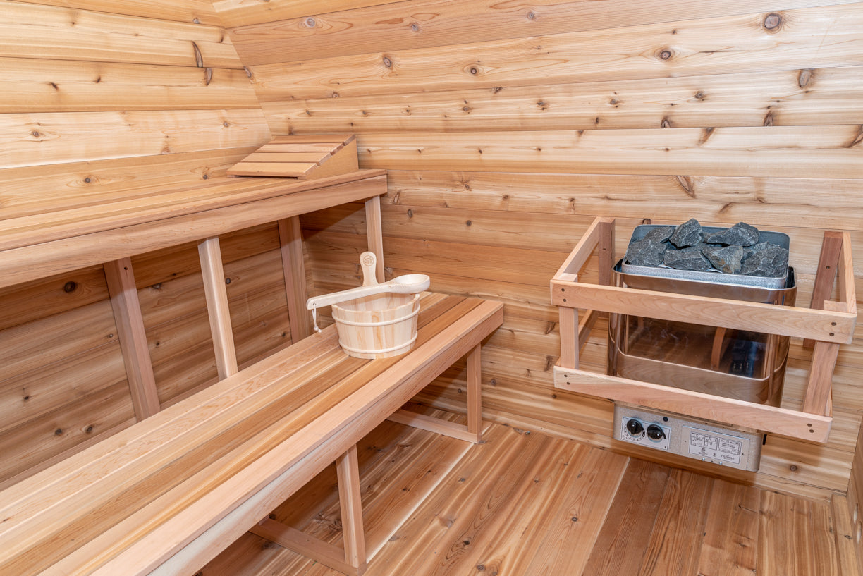 Pod Sauna - Dundalk Knotty Red Cedar