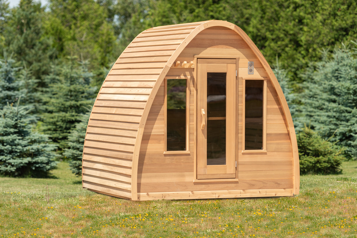 Pod Sauna - Dundalk Clear Red Cedar