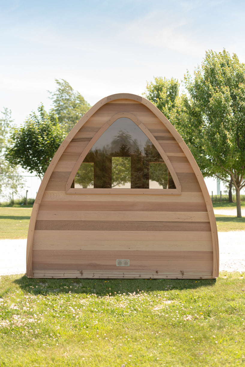 Pod Sauna - Dundalk Clear Red Cedar