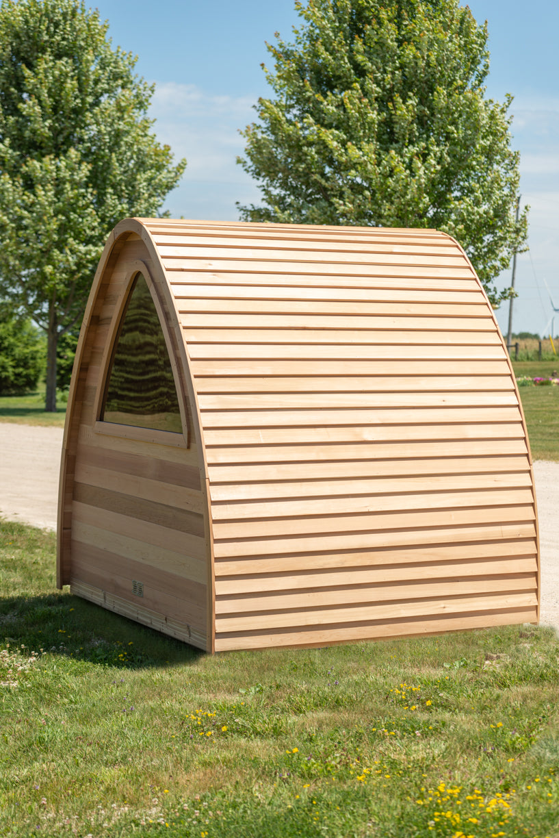 Pod Sauna - Dundalk Clear Red Cedar