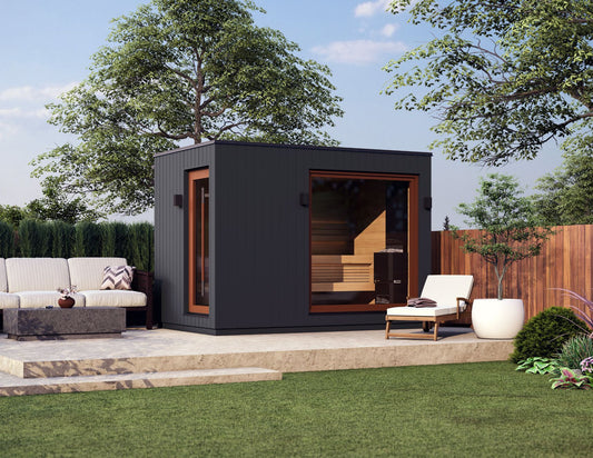 AirCube Double Outdoor Cabin Sauna