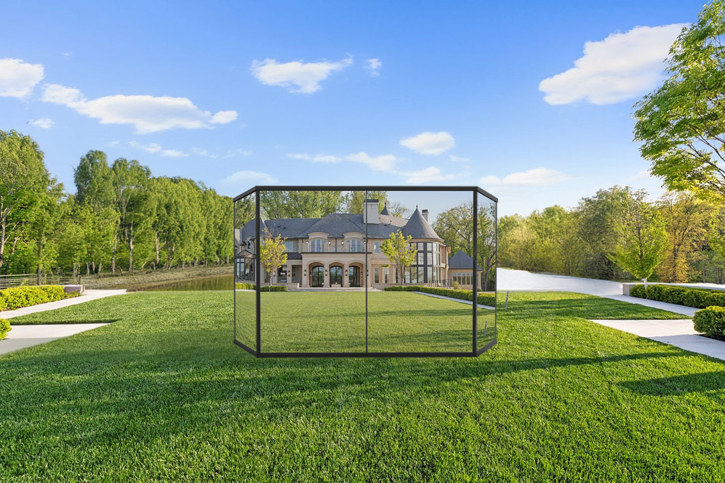 Haljas Hele Glass Double Luxury Outdoor Sauna