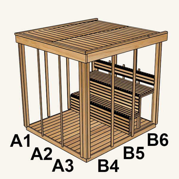 7'x7' panel layout – panel layout view 2