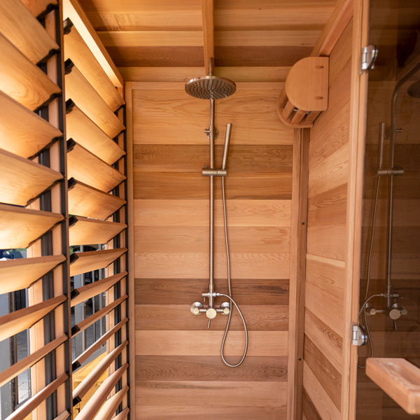 Outdoor Cabin Sauna w/ Outdoor Shower photo 1