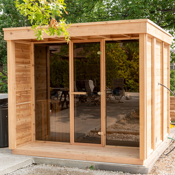 Outdoor Cabin Sauna w/ Outdoor Shower photo 3