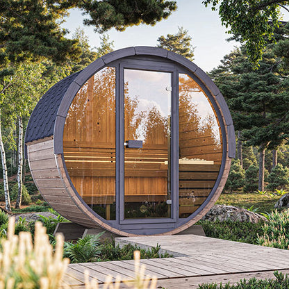 Reviva Deluxe Outdoor Barrel Sauna
