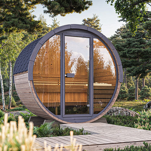 FINSAUNA Reviva Deluxe 400 Outdoor Sauna