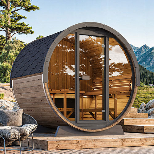 FINSAUNA Reviva Deluxe 600 Outdoor Sauna
